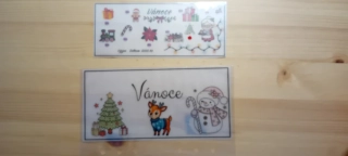Obálka s výzvou uvnitř - Vánoční se sněhulákem